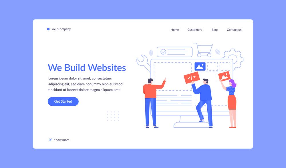 數字化團隊建設 響應式網頁開發與矢量插圖的協同創新